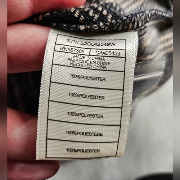 BB Dakota Steve Madden Plaid Boxy Shacket Button Front Jacket Women’s XL NWT - Picture 9 of 11